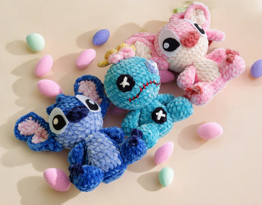 3in1 Plus Stich and Angels Crochet Patterns - Easy and Beginner Friendly