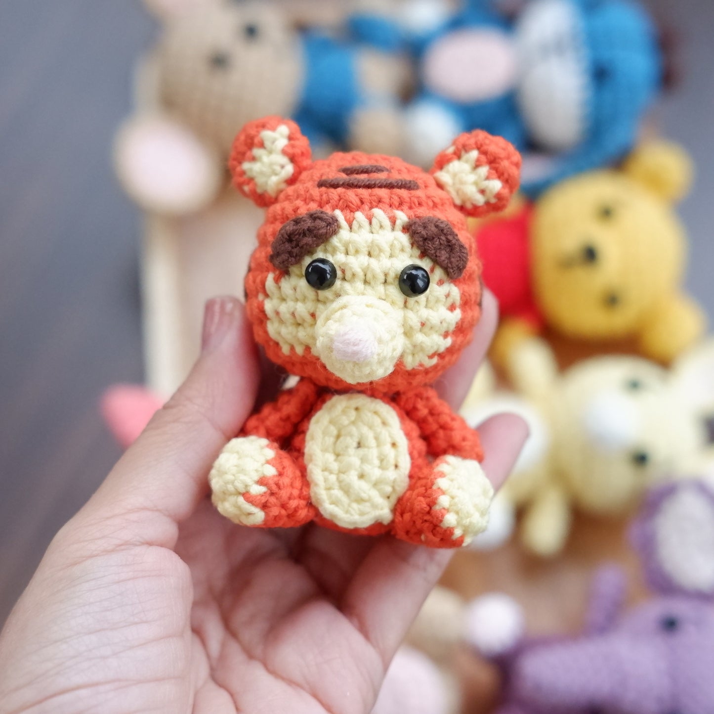 8in1 Pooh and Friends Crochet Patterns - Easy and Beginner Friendly Amigurumi PDF Instant Download