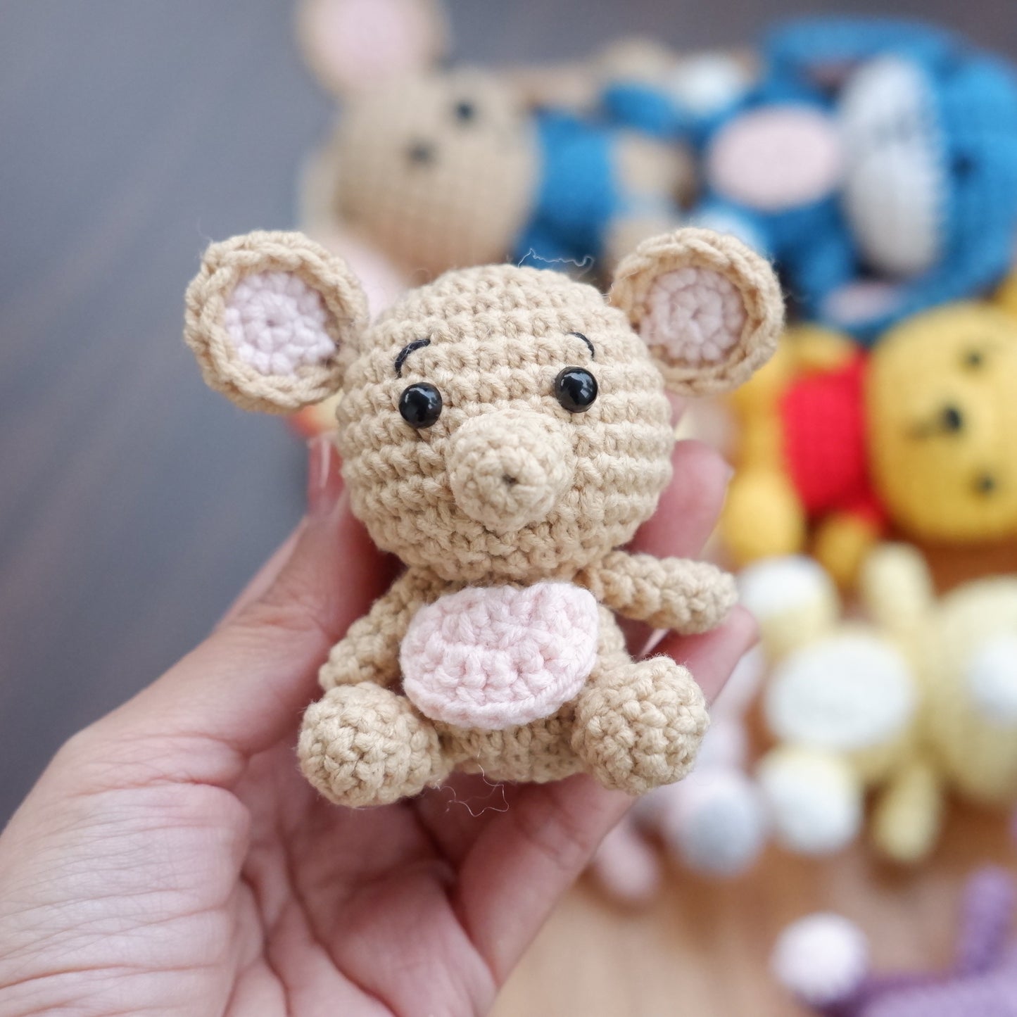 8in1 Pooh and Friends Crochet Patterns - Easy and Beginner Friendly Amigurumi PDF Instant Download